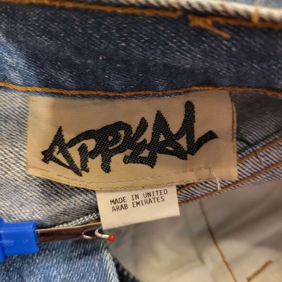 Jaxie's New York Appeal Vintage High Rise Waisted Jean Denim Shorts 80's - Picture 5 of 12